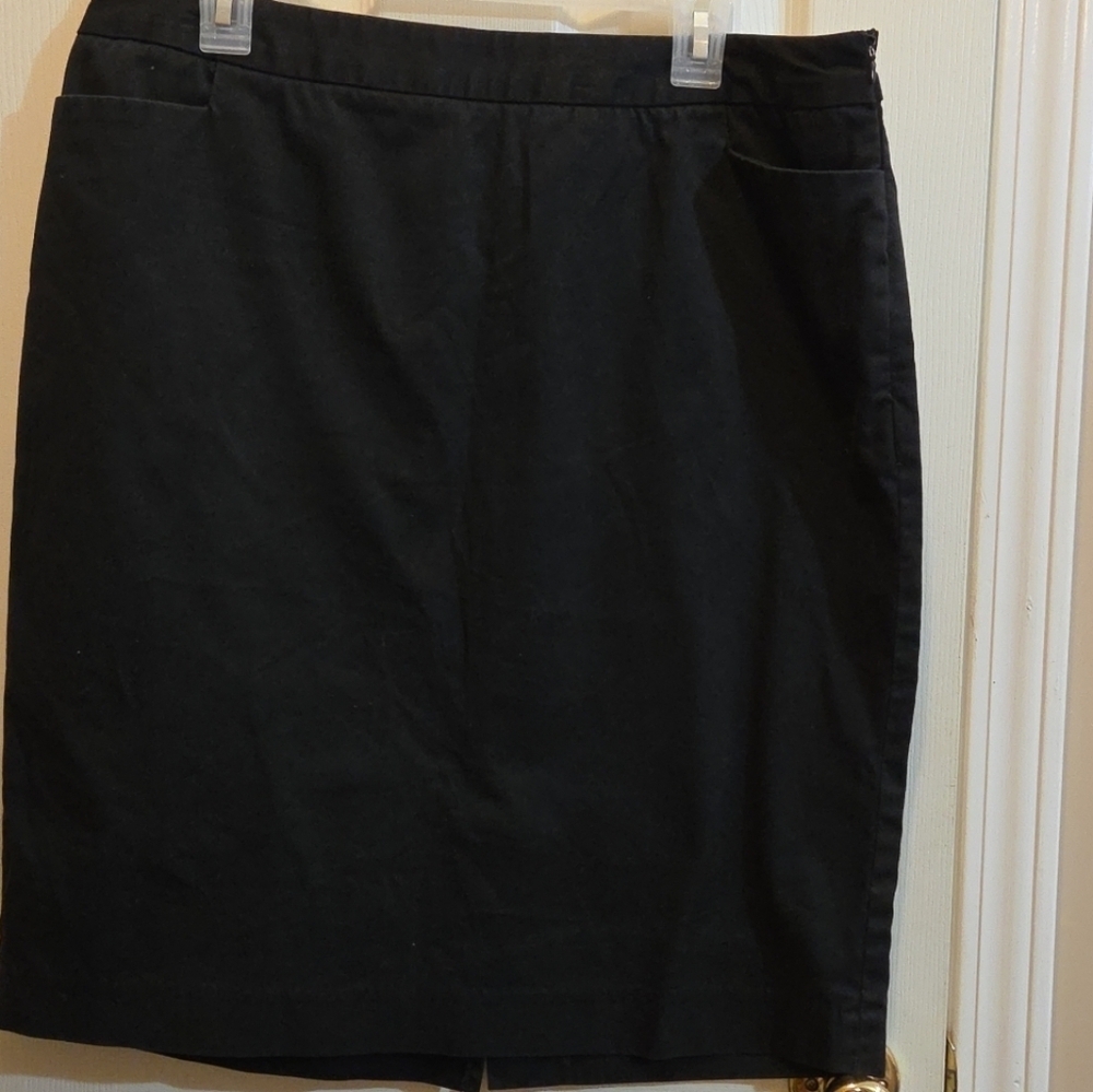 Dockers Black Pencil Mini Skirt 14